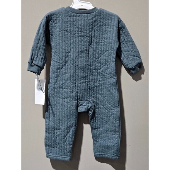 Disney Baby Mickey Mouse Embroidered & Textured Pale Blue Bodysuit -- Newborn - Picture 3 of 6